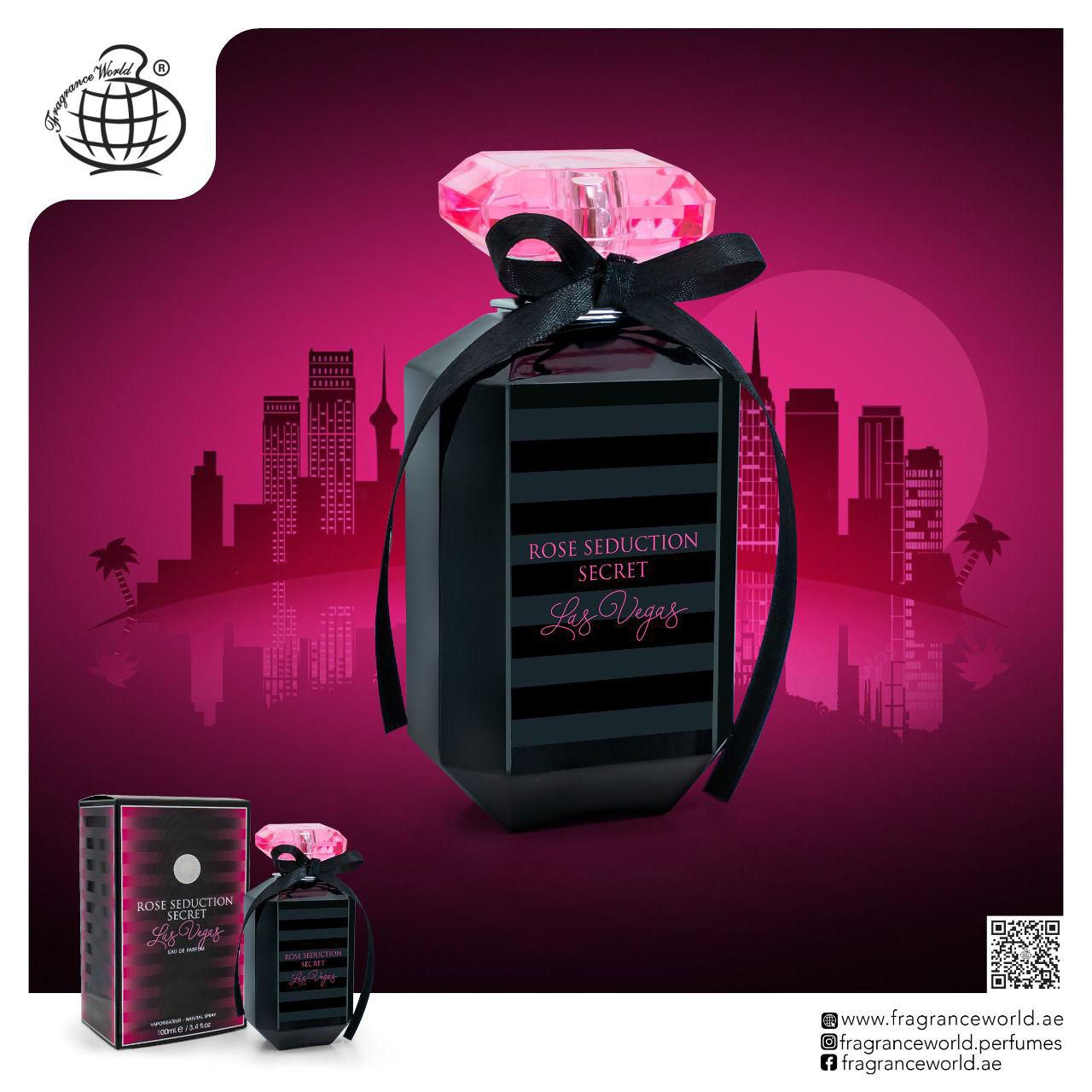 Fragrance World Rose Seduction Secret Las Vegas parfüümvesi Vesi naistele 100 ml