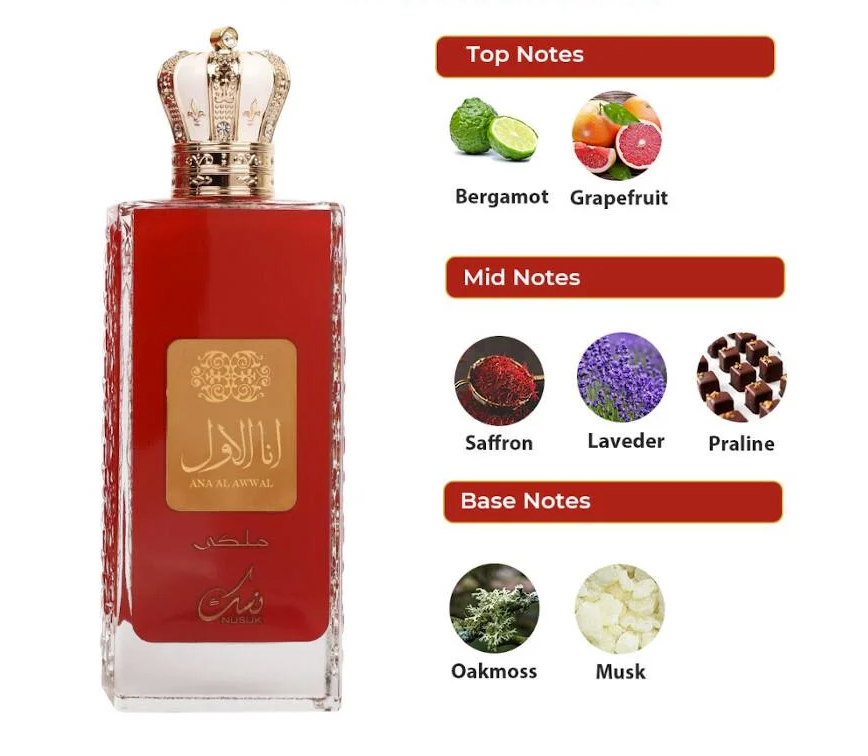 Ana Al Awwal Malaki autor Nusuk EDP 100 ml